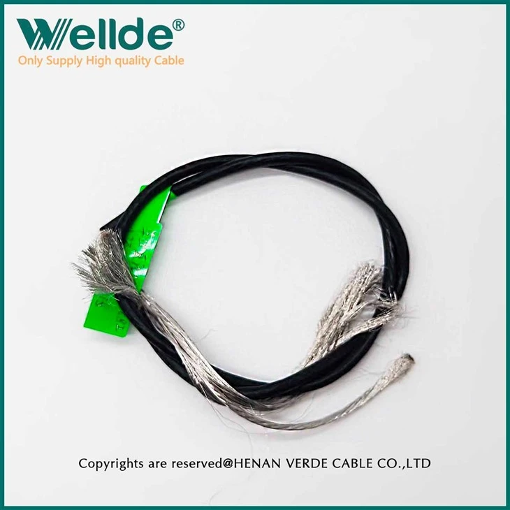 Black 10AWG Single Core Tinned Copper Wire High Temperature Cable